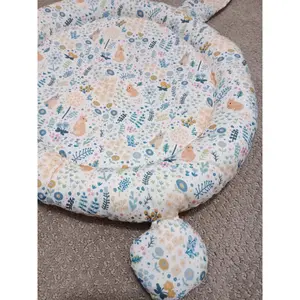 Bunny Shaped Flop and Loaf Rabbit Bed Lounger and Pillow Cuddle Cushion for Bunny Rabbits.