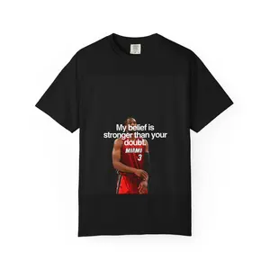 Dwayne Wade Inspiring Belief Unisex T-shirt, Motivational Tee, Gift for Sports Fans, Casual Wear, Encouragement Shirt