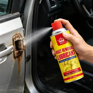 Automobile iron-removing spray can dissolve brake dust, rust and metal debris. It is suitable for use on paint layers and water-based detail cleaners.