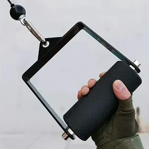 1pc Heavy-Duty D-Handle Attachment with 360° Rotating Grip - 2.35" Wrestling & Deadlift Training Accessory, Black - Finger & Wrist Strengthener, Ideal for Home Gym Workouts, D-Handle for Gymnastics