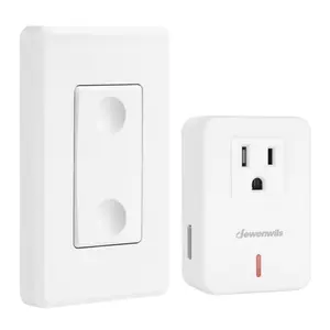 DEWENWILS Indoor Wireless Remote Control Wall Mounted Light Switch and Outlet--HRLS11C1