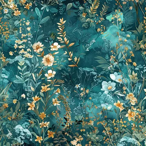 Floral Peel and Stick Wallpaper Green Flower Contact Paper 16.9inch x 118.1inch Botanical Self Adhesive Wallpaper for Bedroom Bathroom Vintage Decorative Cabinet Removable Paper Vinyl Roll