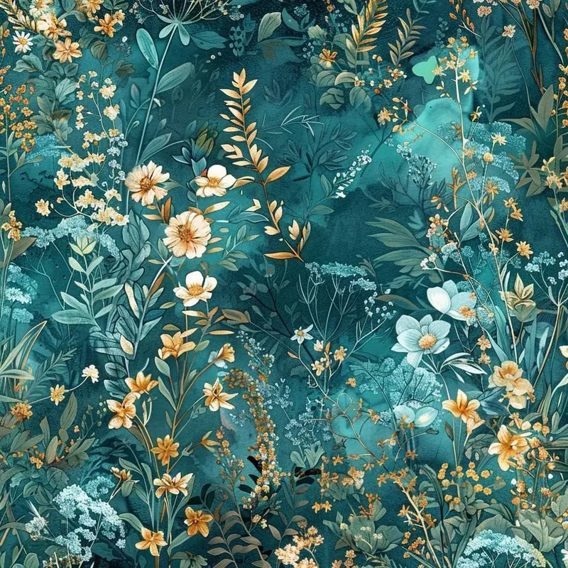Floral Peel and Stick Wallpaper Green Flower Contact Paper 16.9inch x 118.1inch Botanical Self Adhesive Wallpaper for Bedroom Bathroom Vintage Decorative Cabinet Removable Paper Vinyl Roll