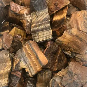 Raw Tigers Eye Stone - Sliver or Chip (Small)