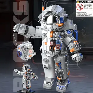 Mechanical Astronaut Building Set 1086pcs Mocs Toy, Creative Intelligent Design, Perfect Gift for New Year Christmas Birthday Friends