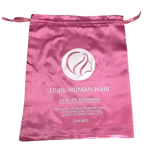 New Wigguns Hair Silk Wig Bags Stain Packaging Bags for Wigs Gift Organiser Satin