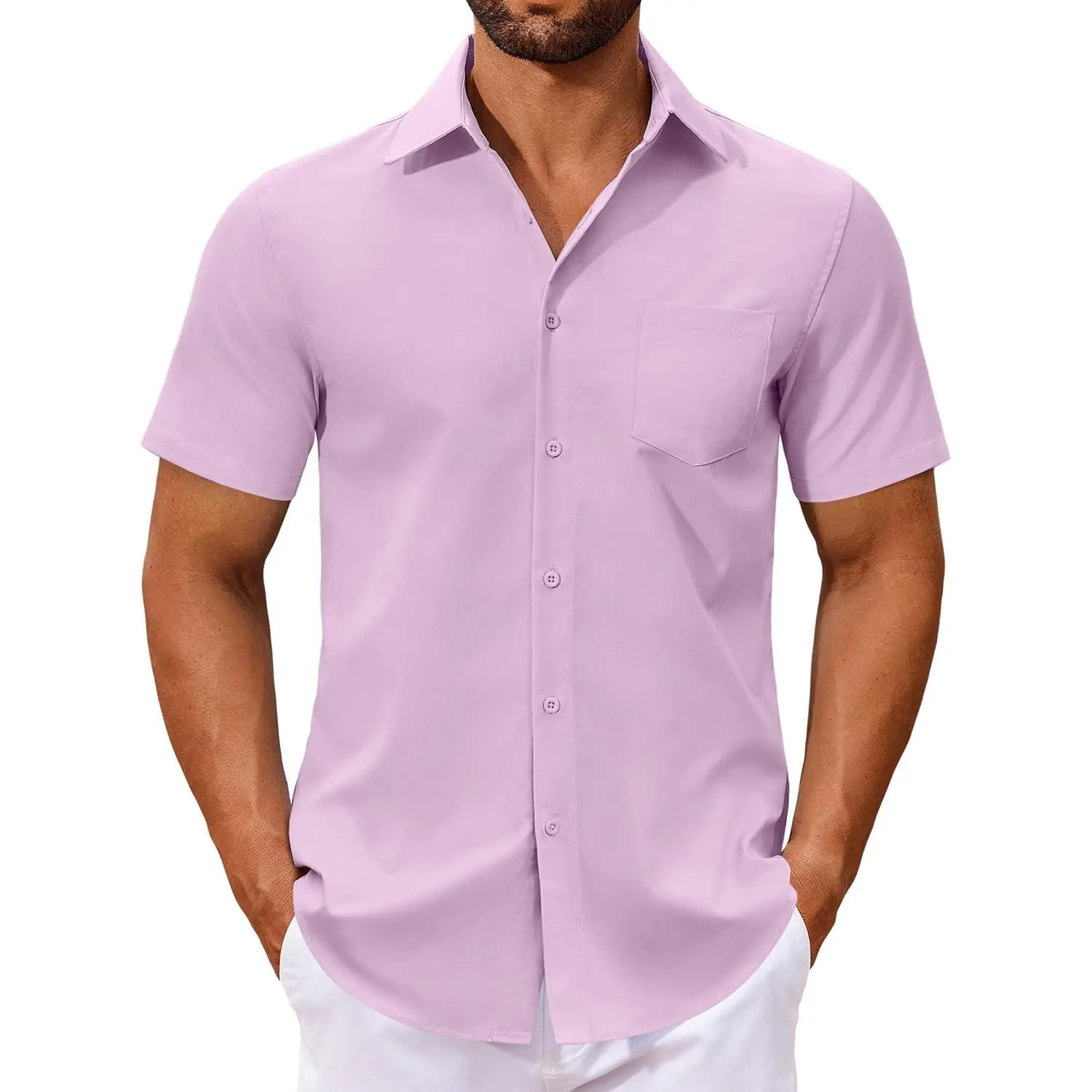 sachin and babi light blue dress Men's Button Down Shirts Short Sleeve Casual Dress Shirts Untucked Summer  Shirt with Pocket Men's Navy Blue Knit Beach Shirt