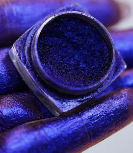 #19 Depth Oceans Multichrome Makeup Pigment Eyeshadow Face  Shimmer Rainbow Colour Multi Chrome Loose Color Powder Eye Case Flawless Glitter pigmented eyeshadow Cosmetic