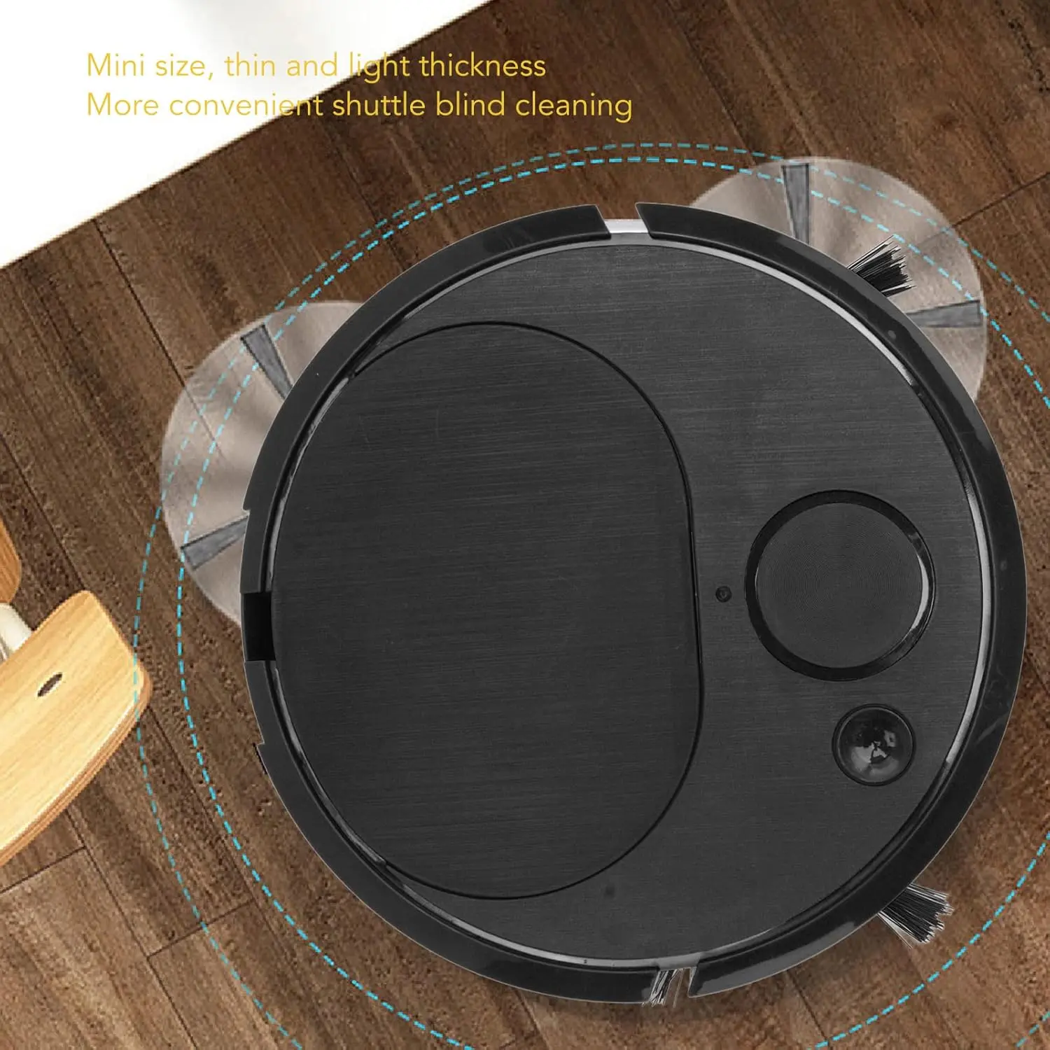 Robot Vacuum Cleaner, USB Smart 3 in 1 Super Thin, Powerful Suction, Quiet, Self Charging Robotic Vacuum Cleaner, Cleans Hard Floors to Medium Pile Carpets (White), Tools And Gadgets, Room Accessories, Household Items