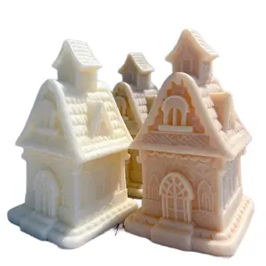 Gingerbread House Candle - Festive Home Decor Ornament - Ornaments