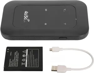 Mobile Hotspot, 4G LTE Portable Modem, 150Mbps High Speed Pocket Router SIM Card Slot, Sharing Up to 10 Users for Office Travel