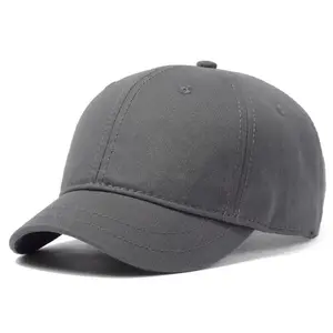 Premium Grey Baseball Cap for Men and Women, Adjustable Unisex Dad Hat, Breathable Comfortable Casual Streetwear Fashion Cap for Outdoor Daily Wear