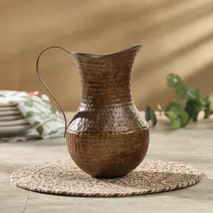 Distressed Copper Pitcher