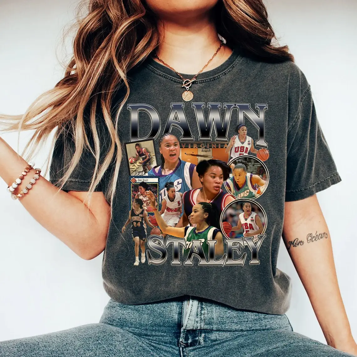 Personalized Dawn Staley Unisex T-shirt Comfort Color, Basketball Player Slam Dunk Bootleg Vintage Graphic, Dawn Staley at Virginia Shirt, Gift For Fans, Gifts for Dad, Gift for Boyfriend, Gifts for Girlfriend, Gifts for Husband, Gifts for Wife 5CIIV 4846