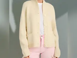 Calm | Lobster Button Up Long Sleeve Cardigan