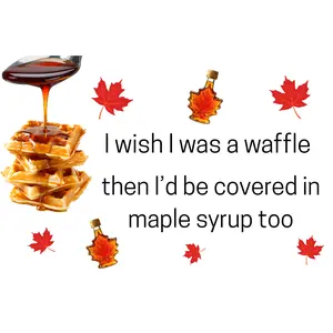 I Wish I Was a Waffle – 2x3 Magnet