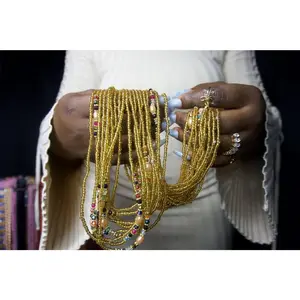 Sunlit Dreams elastic string waist beads