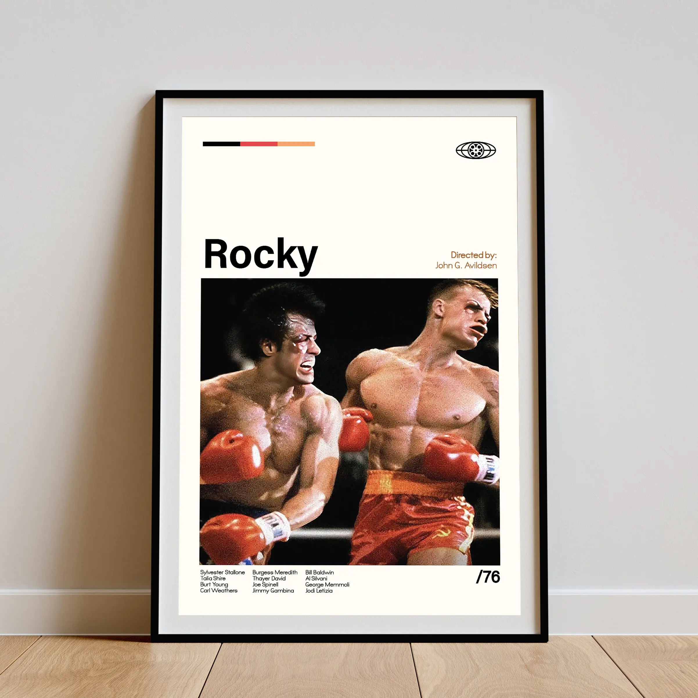 Rocky Movie Poster, Rocky Print, Wall Decor, Poster Print, Vintage Retro Art Print, Rocky Balboa, Wall Art, Home Decor Landscape Outdoors Decoration