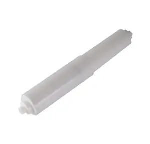 Toilet Paper Roller Rod 3/8" Tip End Pack of 10 White Plastic Component for Bulk Usage and Optimal Performance