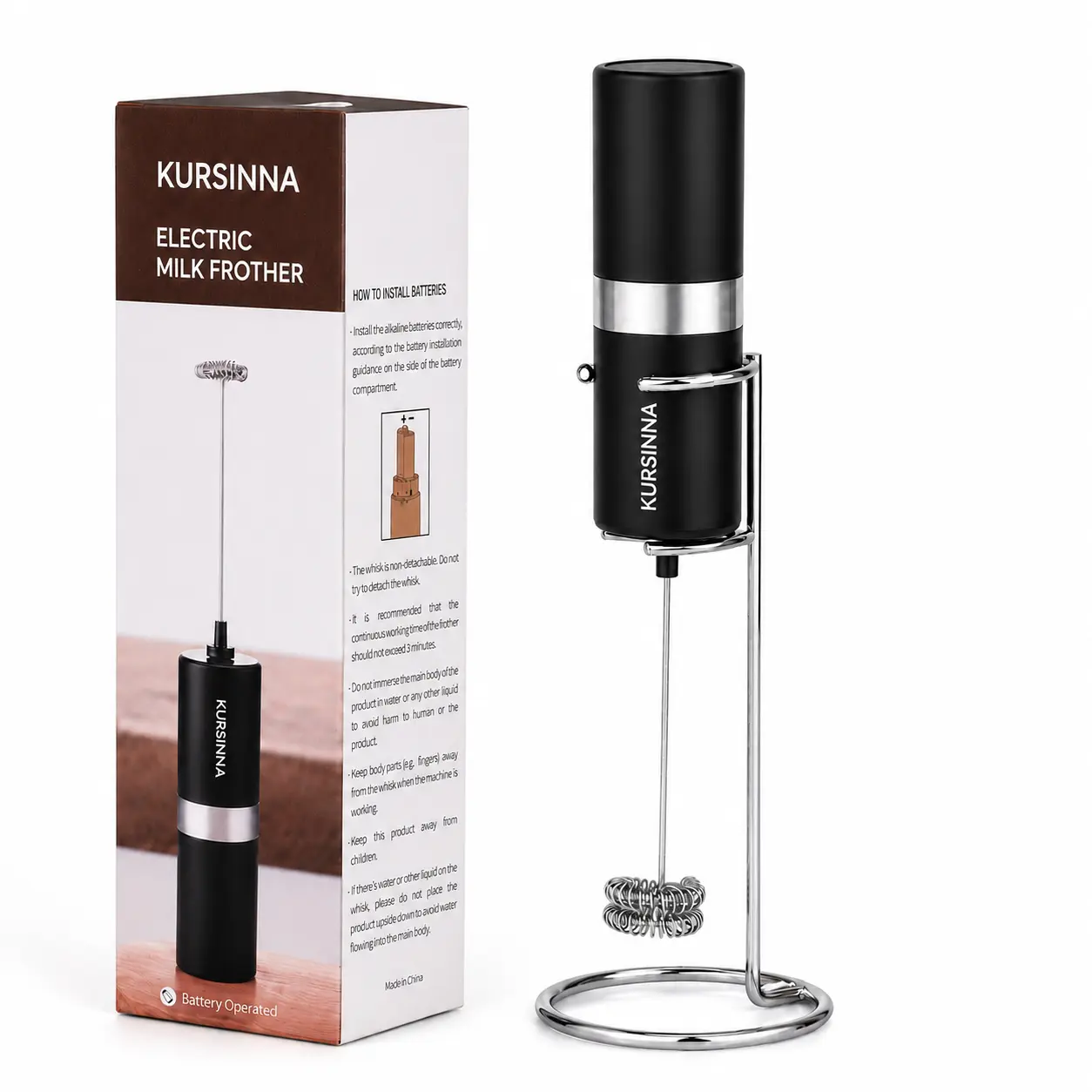 Handheld Electric Milk Frother for Coffee，Drink Mixer Foam Maker For Latte, Cappuccino, Hot Chocolate, Egg.coffee frother mixer