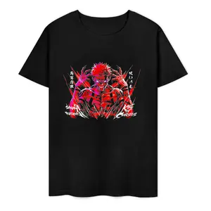 Ryomen Sukuna Jujutsu Kaisen Vintage Washed T-Shirt – Oversized High Quality Cotton Manga Streetwear Tee for Men Women keith toby