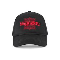 Von Dutch Foam 'Chopper' Trucker – Black and Red