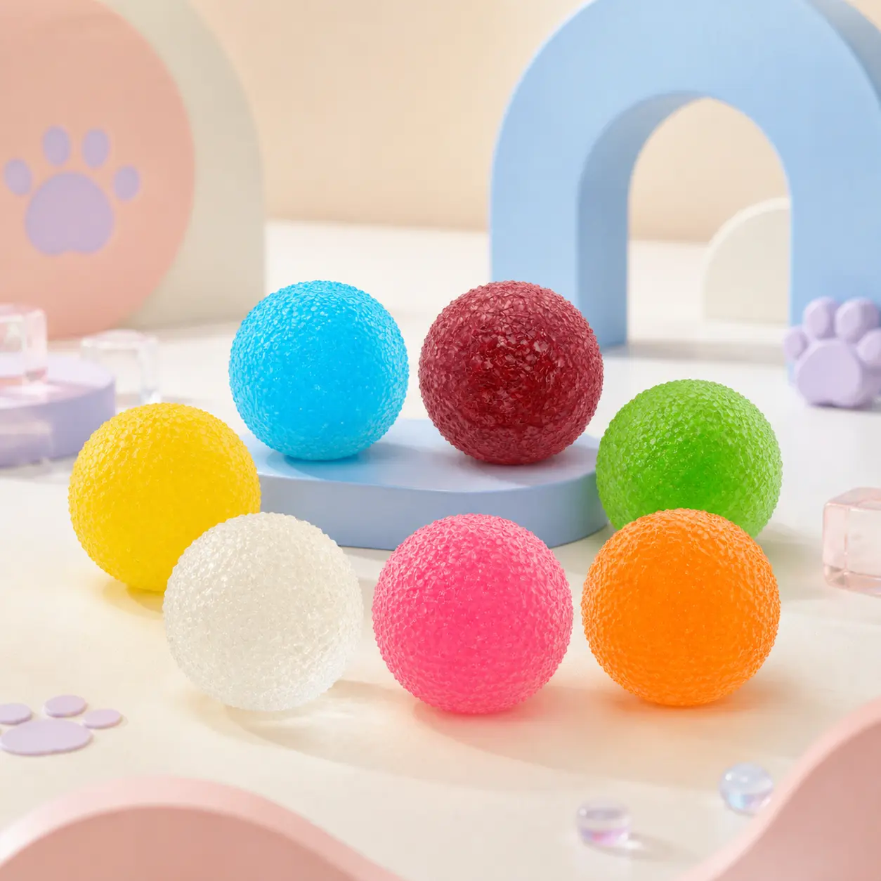 Pawtoto Mini Slush Crunchy Mochi Ball (ASMR Crunchy Sound)