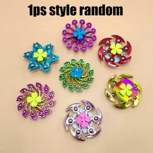 Double-Layer Colorful Electroplated Steel Bearing Fidget Spinner, Adult & Kids Finger Toy, Perfect Gift for Birthday, Christmas, Halloween