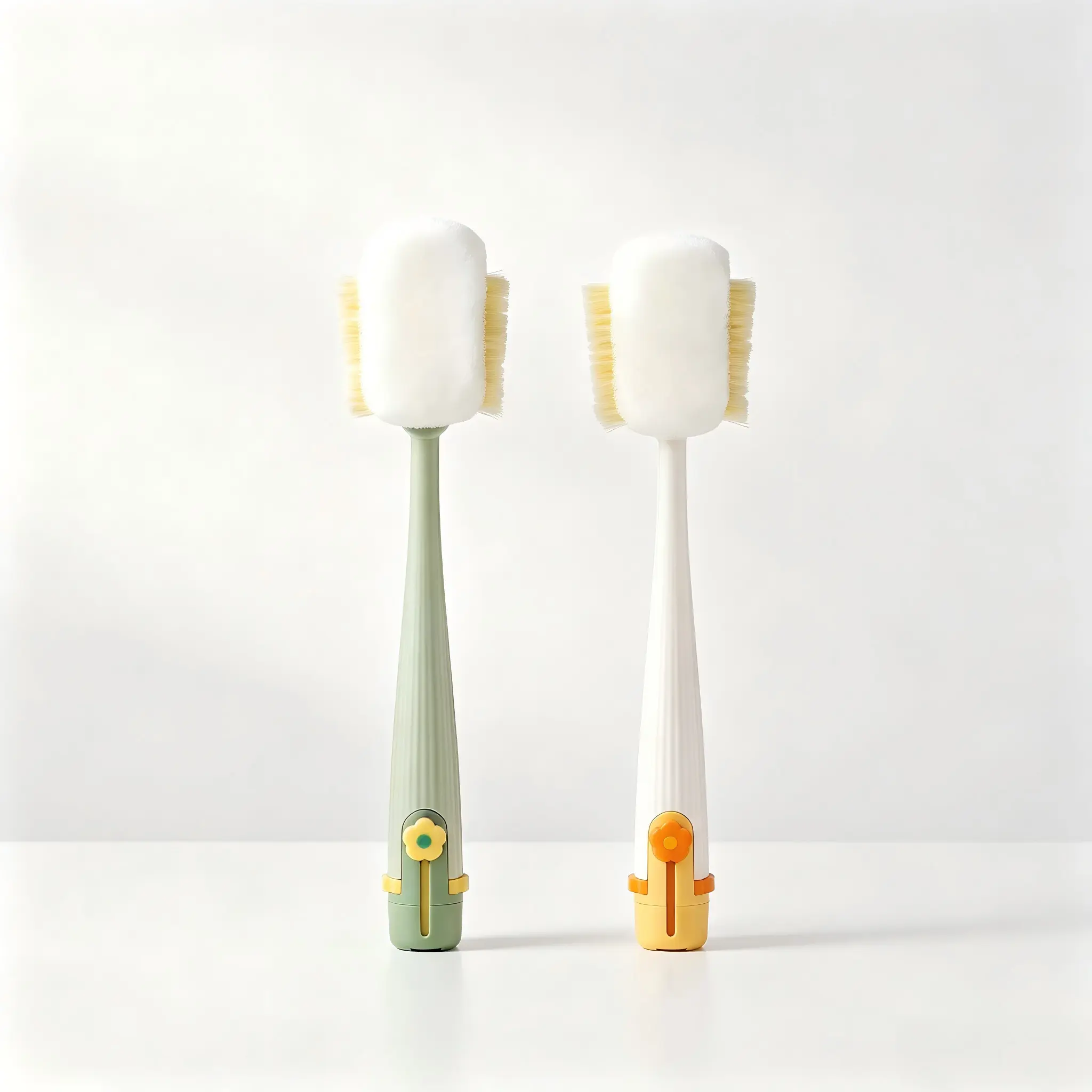 5-in-1 Bottle & Cup Brush Set, Long Handle Multi-Functional Cleaner with Sponge Main Brush, Straw Scrubber, Tool for New Moms to Remove Hidden Stains & Solve Cleaning Headaches gap portable kitchen