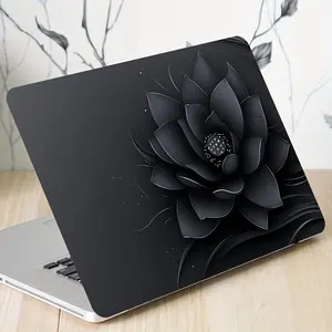 Lotus Pattern Laptop Sticker, Self Adhesive DIY Decorative Decal, Fashionable Laptop Decorative Sticker for HP, Dell, Lenovo, Apple, ASUS Laptop