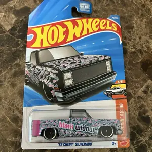 Hot Wheels '83 Chevy Silverado Black Widow Edition 1:64 Scale
