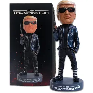 Donald Trump Collectibles - Proud Patriots the Trumpinator: Donald Trump 2024 Bobblehead for Trump Supporters and Patriotic Americans | the #1 Trump Gifts Proud Patriots