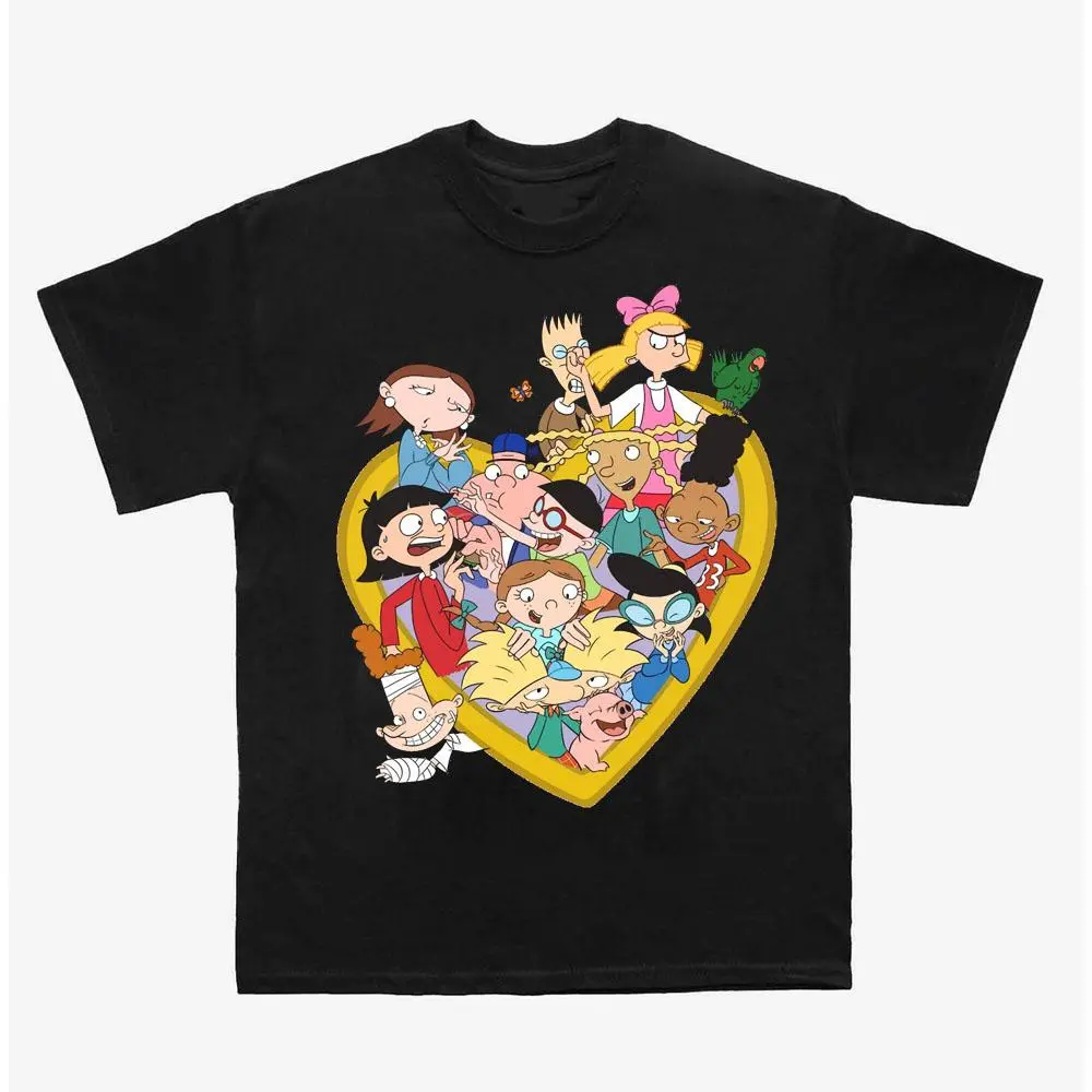 Hey Arnold! Cartoon Shirt, Retro Nickelodeon Graphic Tee, Unisex Streetwear