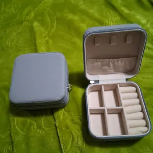 Mini Jewelry Box - Compact Storage for Jewelry with Multiple Compartments and Secure Closure