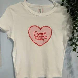 Please Don’t Talk While I’m Reading Baby Tee