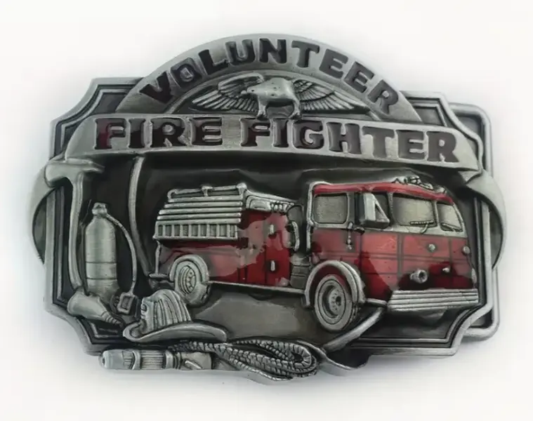 Fire Fighter Belt Buckle 1812RD Fire Fighter Belt Buckle 1812RD