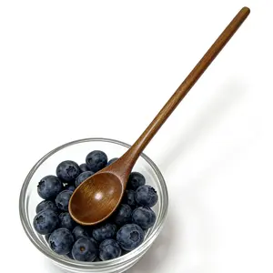 Natural Solid Wood Spoon, Unpainted Kitchen Utensil, Ideal for Eating and Cooking, Enhance Breakfast Rituals, Affordable Kitchen Essential
