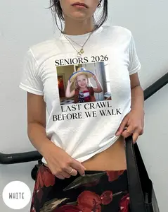 Y2K It's Not Clocking To You That I'm Standing On Business Baby Tee Croptop, Viral TikTok Meme Shirt, Funny Gen Z Gift