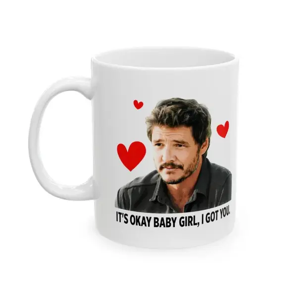 Daddy Pedro Pascal 11oz/15oz Coffee Mug, Accent mug
