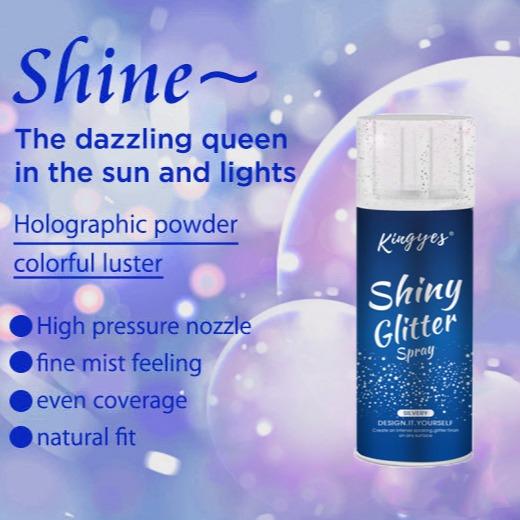 Glitter Spray for Body & Hair -Shimmer Makeup Spray for Stage, Festival, Rave, Cosplay - Non-Sticky & Easy to Wash Off