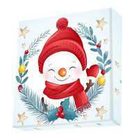 Christmas Trio Snowman