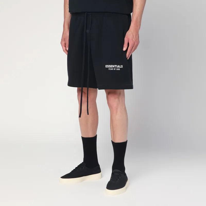 Fear of God Essentials Classic Sweatshort Jet Black Authentic Brand New Fashion Streetwear Hypebeast Limited Gift