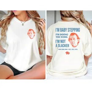 Comfort Colors What About Bob? Unisex T-Shirt, What About Bob?, Baby Steps, Bill Murray Shirt, Unisex Garment-Dyed T-shirt, 100% Cotton