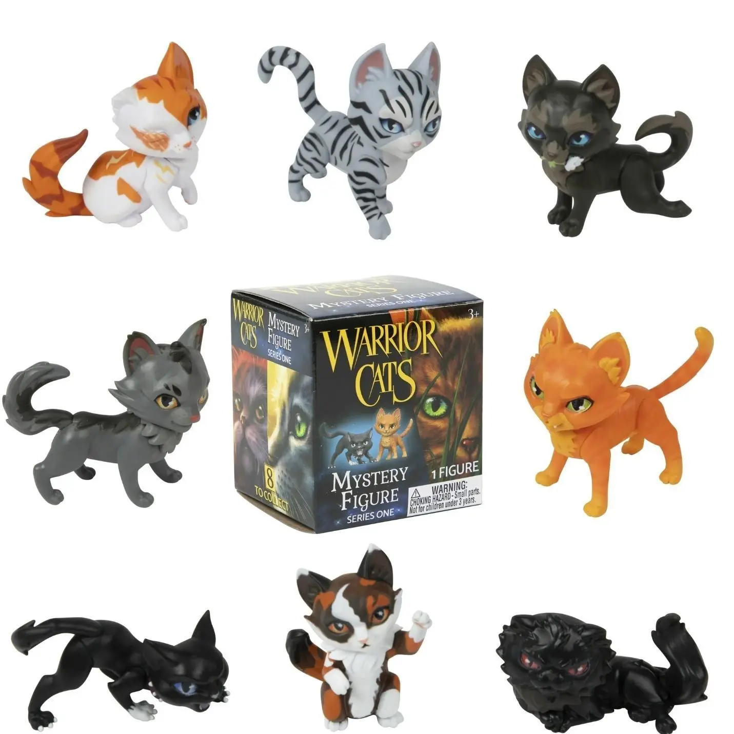 Warrior Cats Mystery Figurines - Season 1 Collectibles, Board Game Pieces, Toy Game Accessories for Hobbies, Mini Figure Set Figures
