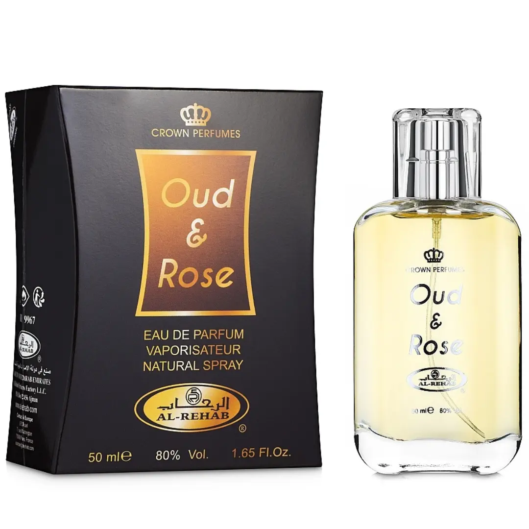 Oud & Rose EDP - 50ML (1.7 OZ) By Al Rehab