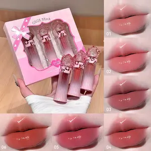 Gegebear Lightweight Velvet Lip Balm Matte Finish, Long-Lasting Non-Sticky Makeup Lip Gloss, Perfect for Women & Girls, Great Gift Choice, Matte Lipstick