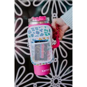 Pastel Leopard Tumbler Belt Bag