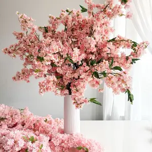 39" Artificial Cherry Blossom Branch in Blush Pink, Faux Spring Flowers, DIY Centerpiece | Florals |Wedding| Home Decorations |Gifts For Her