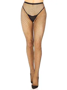 Women's Chic Industrial Fishnet Suspender Tights Lingerie - Gorgeous Comfortable Fabric, Secure Fit, Sexy Cutout Design
