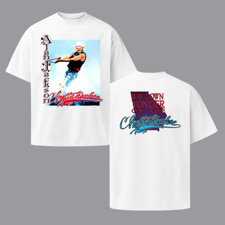 Both Side Vintage 1992 Alan Jackson Chattahoochee Tour T-Shirt